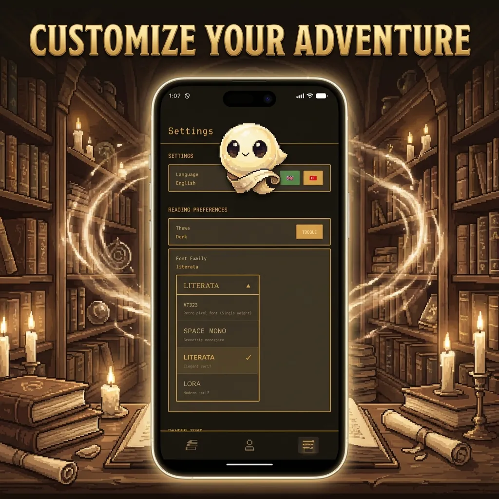 Scroll+ PDF Reader with E-Ink simulation